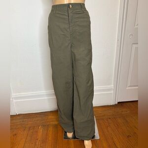 Vuori Olive Green Wide Leg Pants